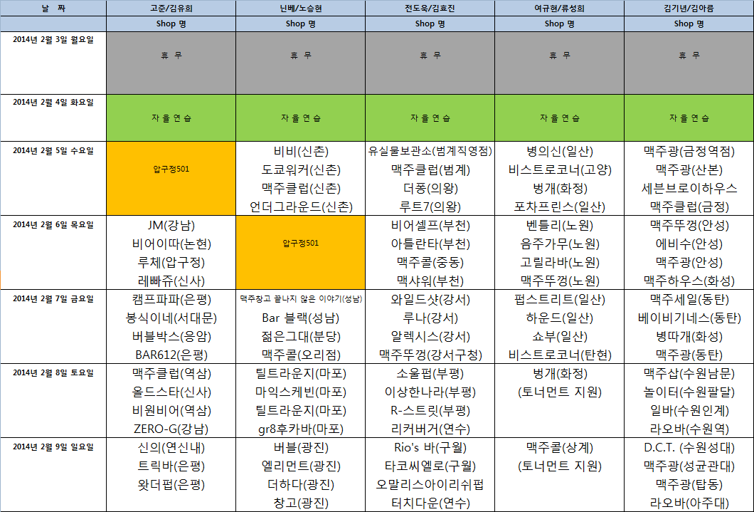 스타즈 프로모션 스케줄(14' 0203~0209).png